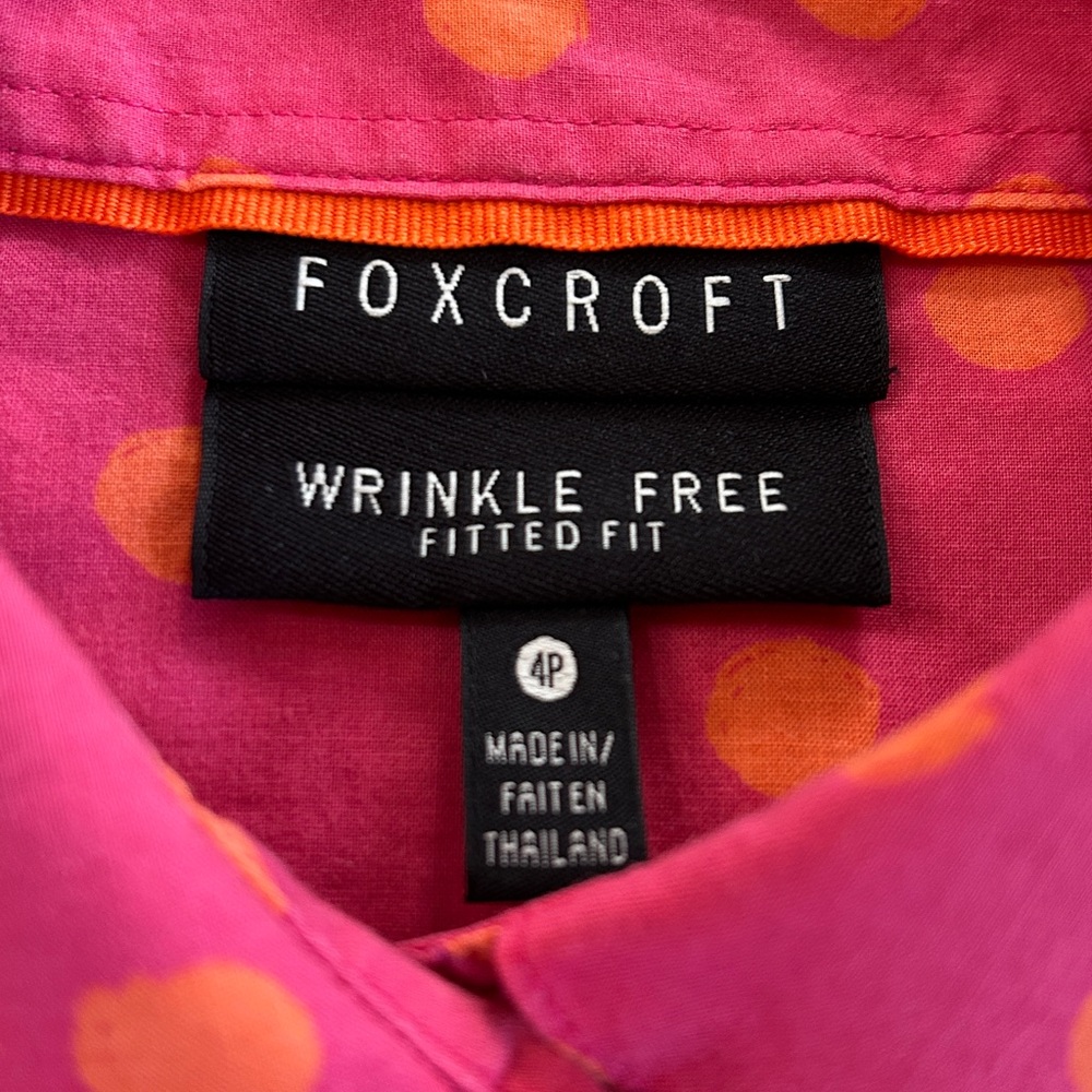 Foxcroft Women’s Fitted Blouse 4P - Picture 5 of 8